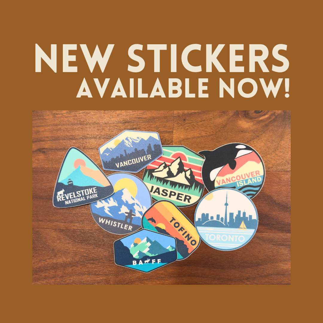 travel sticker national park stickers