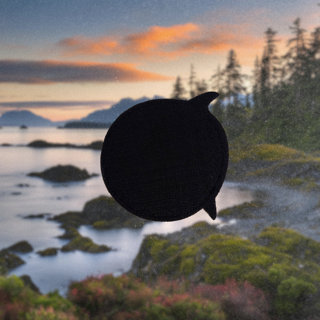 vancouver island orca whale velcro patch