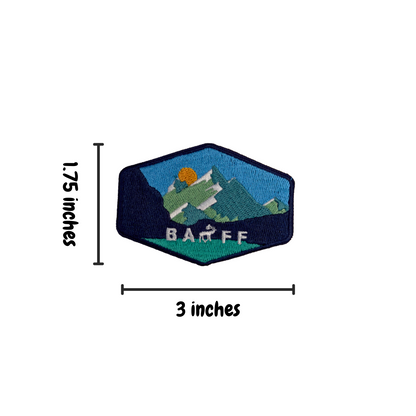 banff national park patch measurements