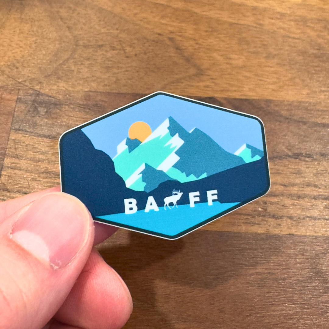 banff national park sticker