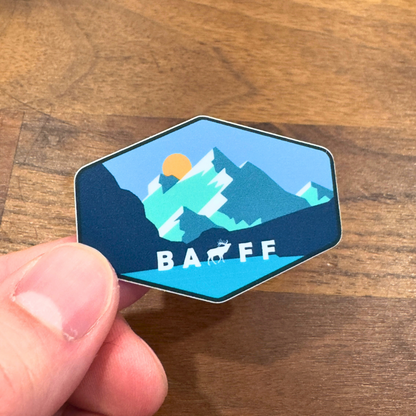 banff national park sticker