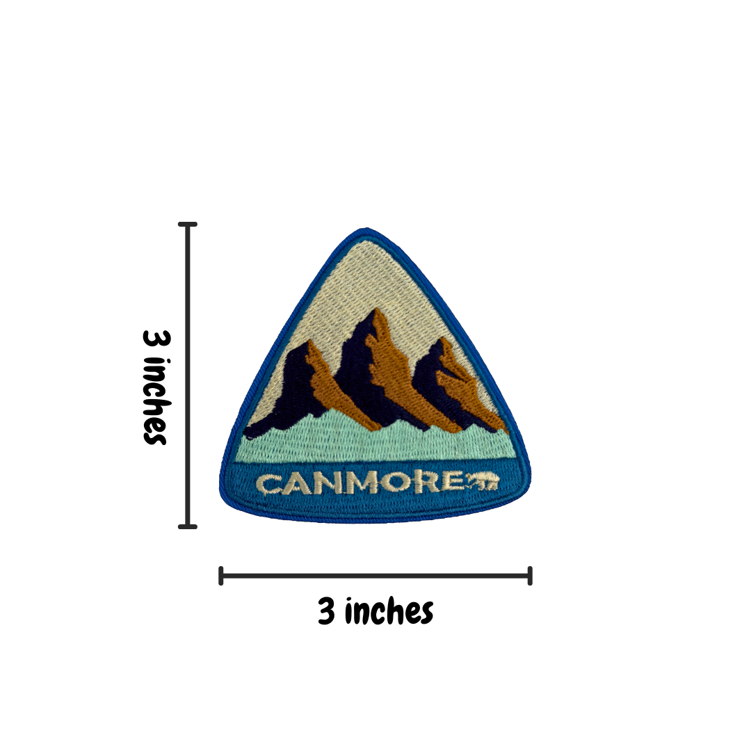 canmore travel patch measurements