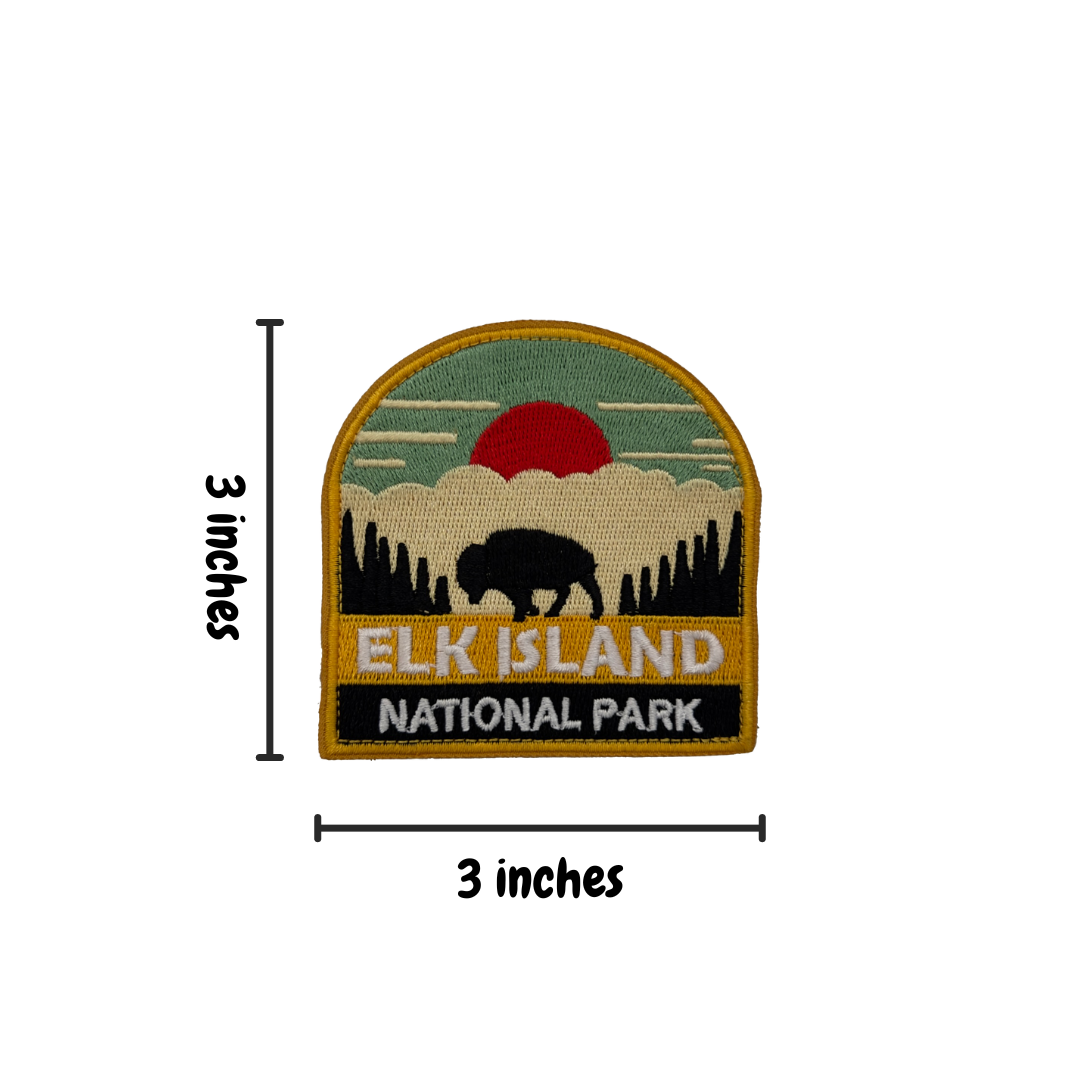 elk island national park patch measurements