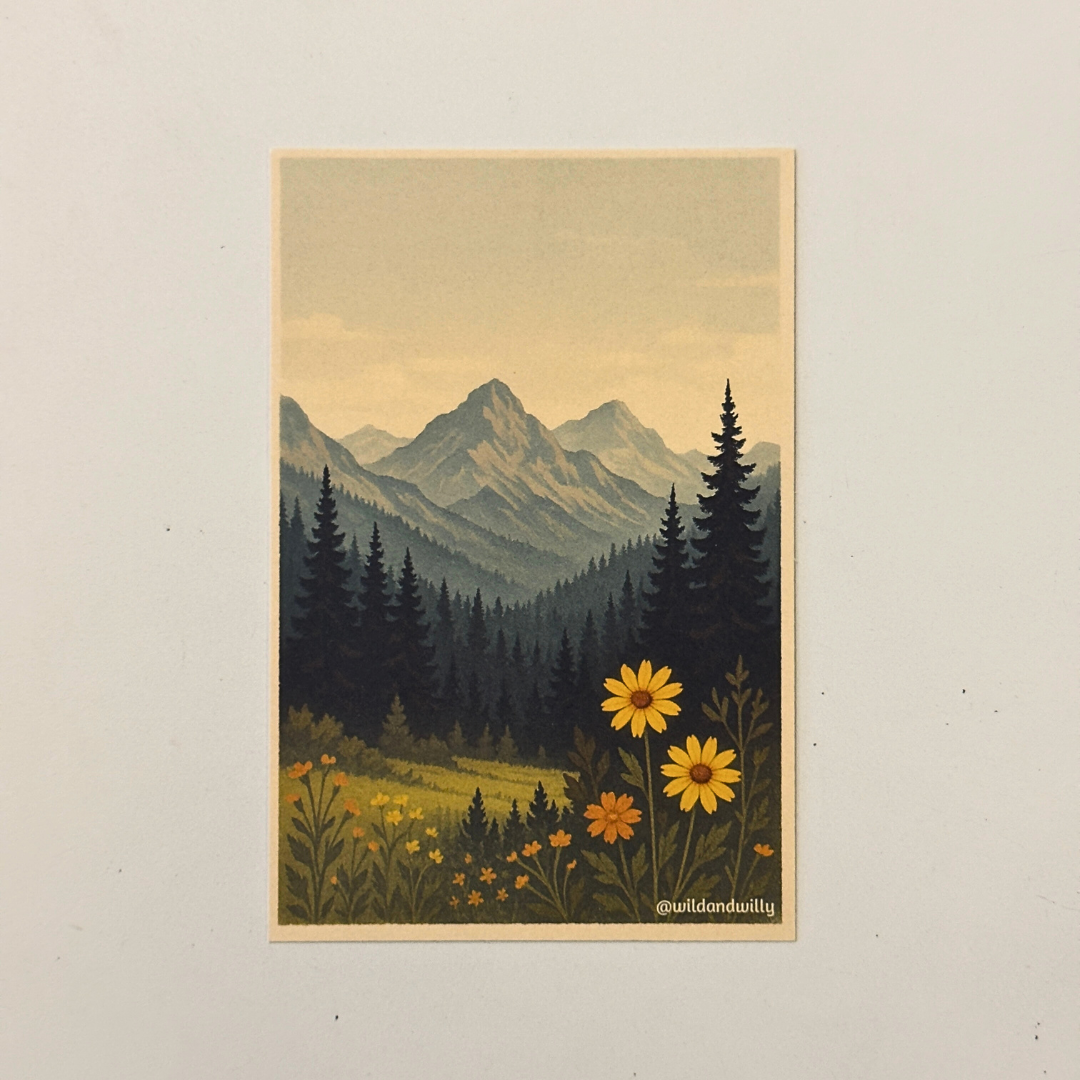 rocky mountain postcard 