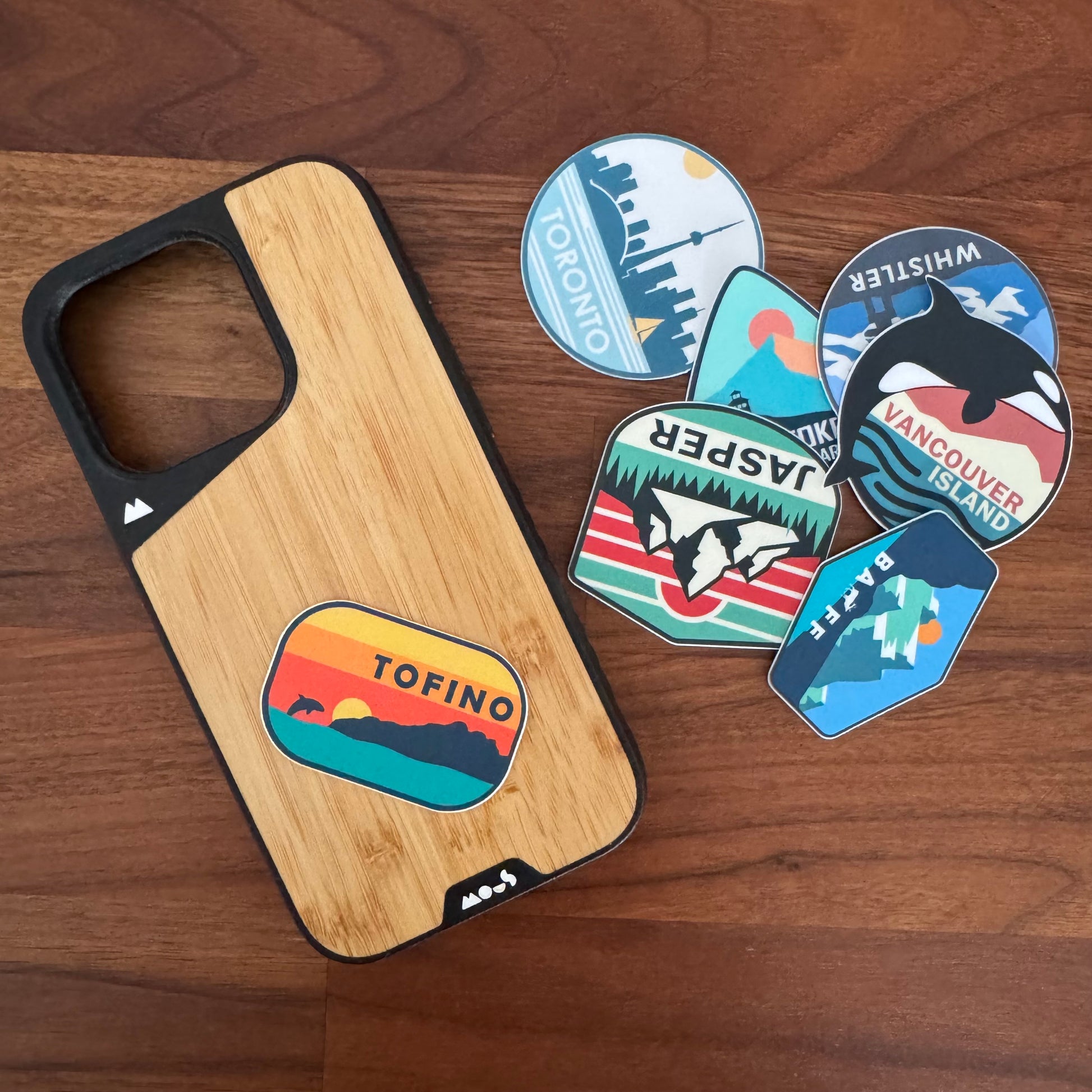 tofino sunset sticker
