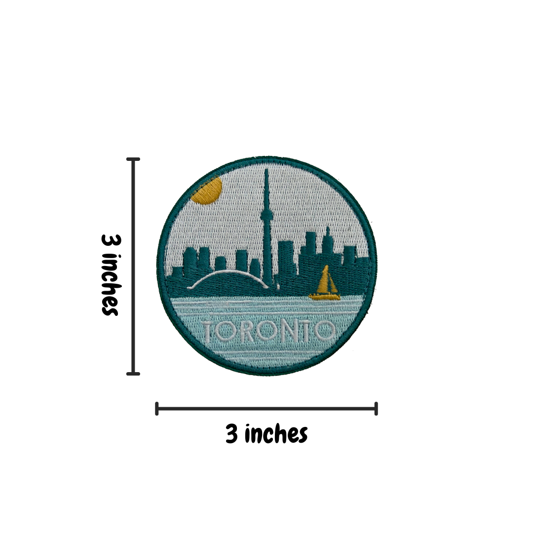 toronto travel patch measurements