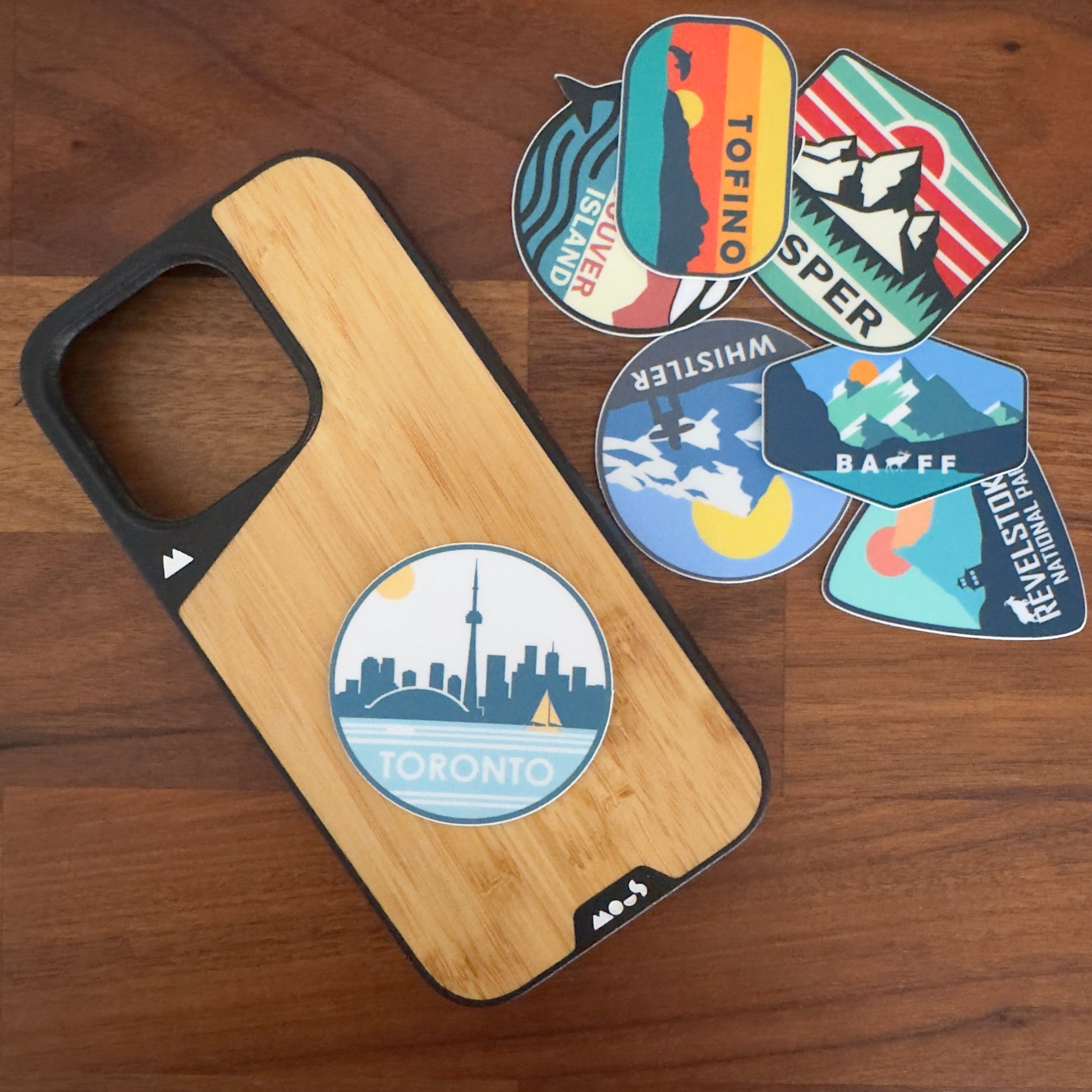 toronto skyline sticker