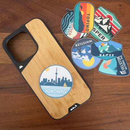 toronto skyline sticker