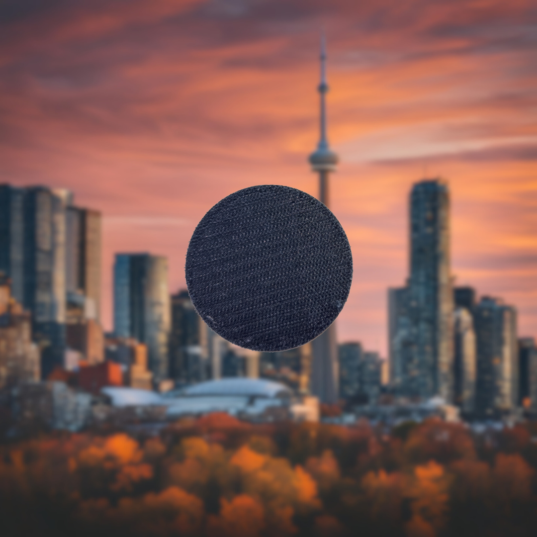 toronto skyline embroidered travel velcro patch