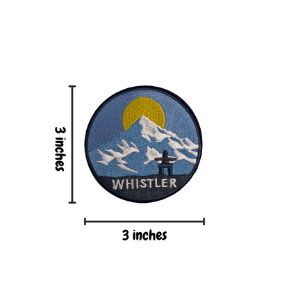 whistler travel patch measurements